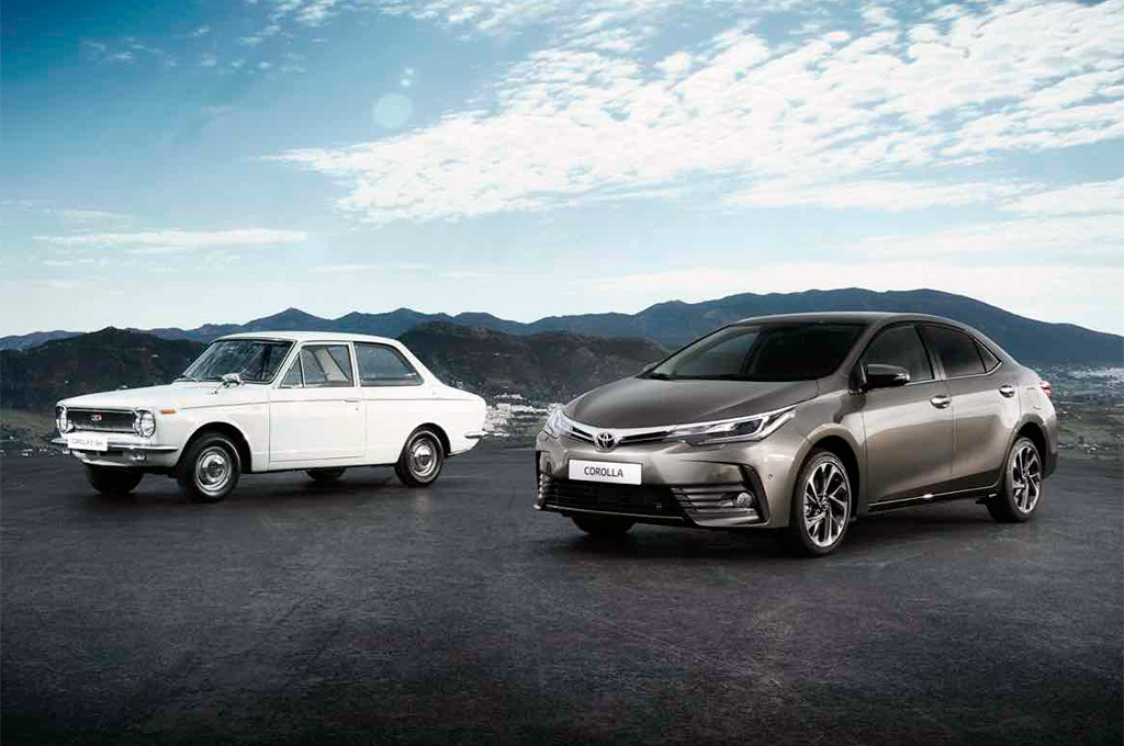 Toyota Corolla primero y reciente