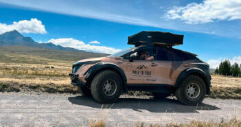 La expedición de vehículos eléctricos Pole to Pole ya cruzó la línea del ecuador Nissan Ariya - Pole to Pole