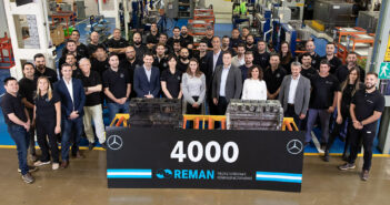 Mercedes-Benz Camiones y Buses celebra las 4.000 piezas REMAN