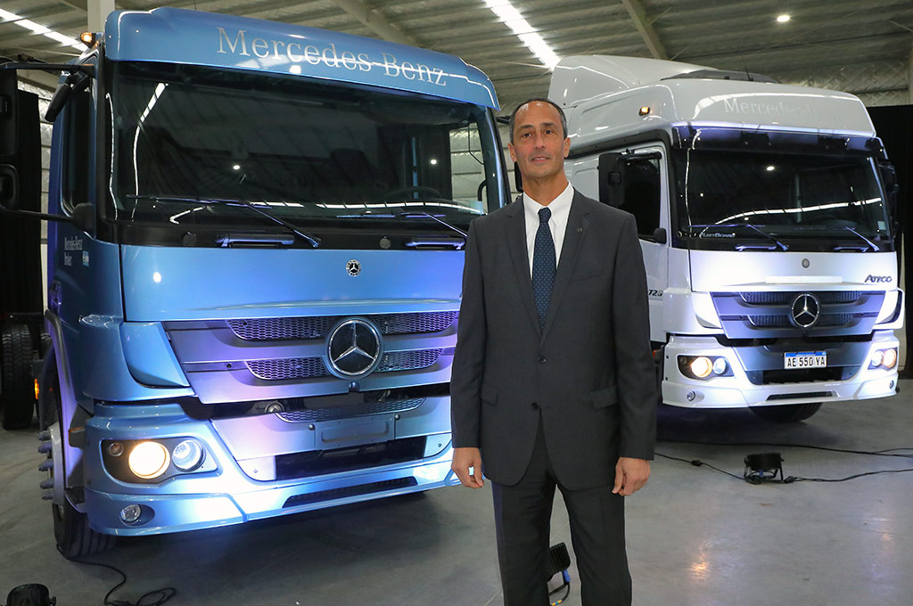 Raúl Barcesat, CEO de Mercedes-Benz Camiones y Buses Argentina.