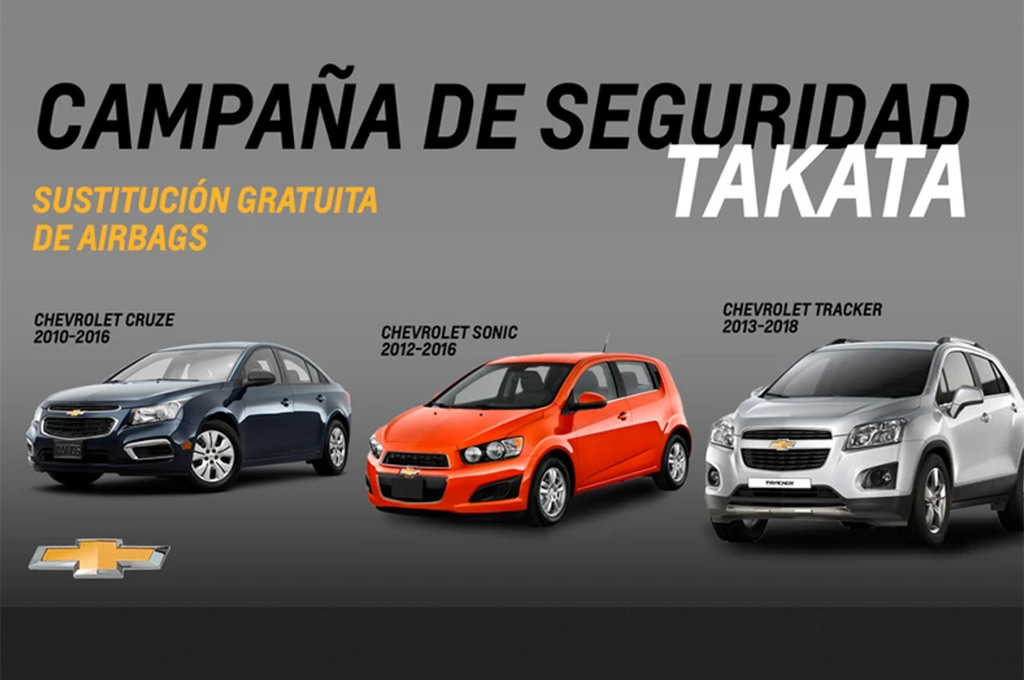 Takata recall de Chevrolet